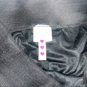Trixxi black Top with Pink Heart Tag